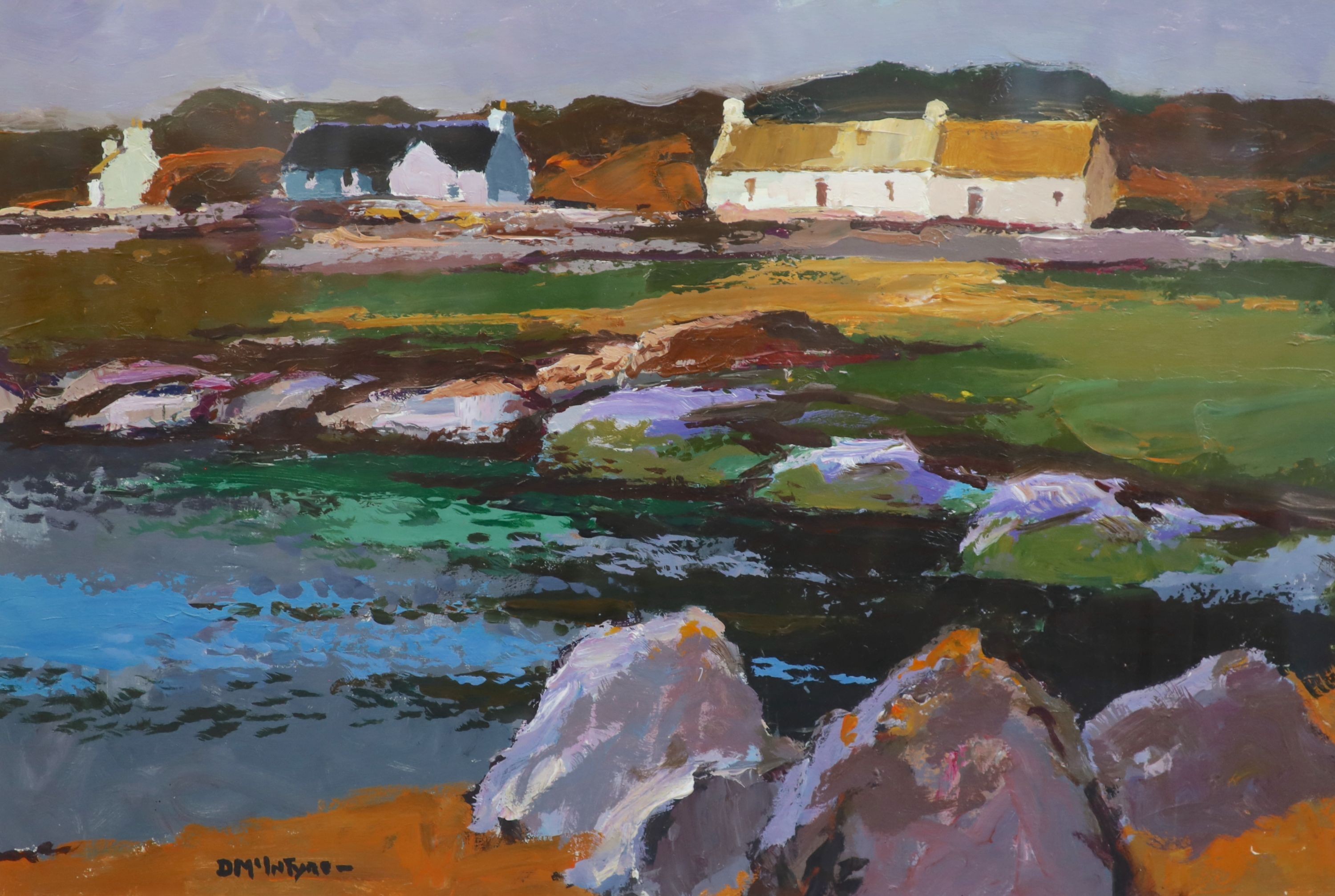 Donald McIntyre (Scottish, 1923-2009), 'Ardtun No.1', oil on board, 52 x 78cm